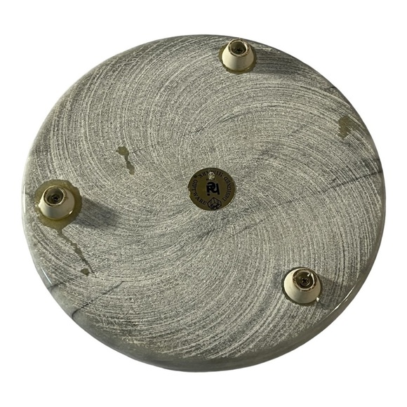 MARBLE round cheese severer clear dome Himark holiday entertaining party - Picture 5 of 8